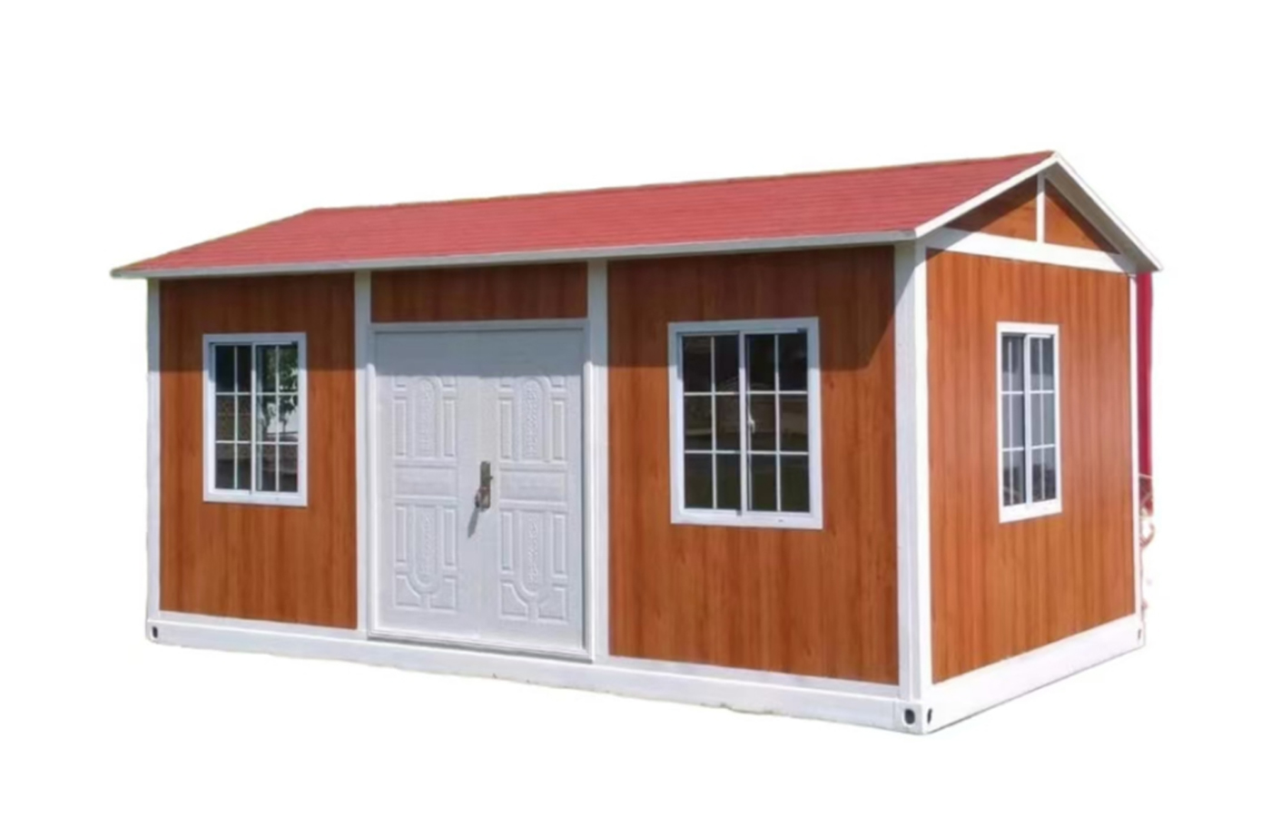 30ft Modern Design Fixed Container House Popular Residence With Pitched Roof And Bathroom